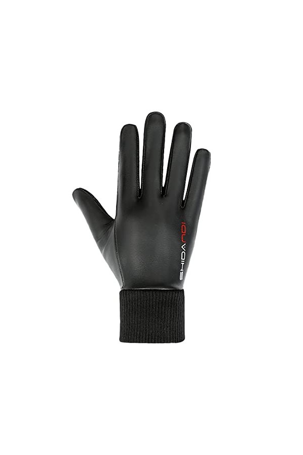 Moufles pour femme par temps froid chauffé pour lhiver pour homme - Polaire chaude et imperméable - Coupe-vent - Gants en cu