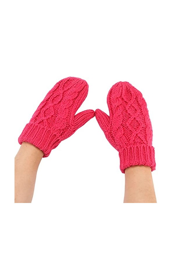 AFBORD Gants dhiver coupe-vent pour garder au chaud extensibles pour homme et femme - Moufles chaudes compatibles avec un us