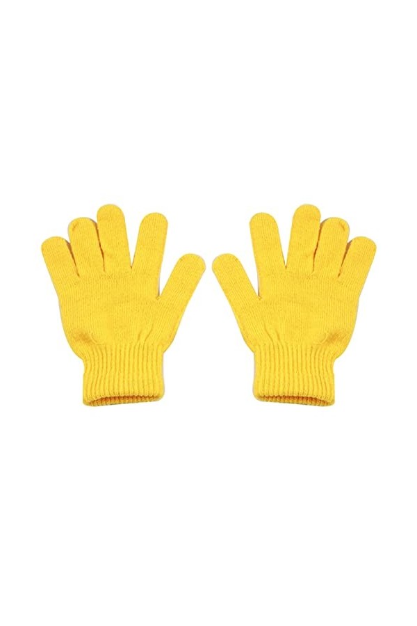 Leadrop Gants chauds, respirants, simples, unisexes, moufles chaudes compatibles avec lautomne, violet, M