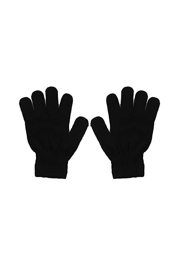 Leadrop Gants chauds, respirants, simples, unisexes, moufles chaudes compatibles avec lautomne, violet, M