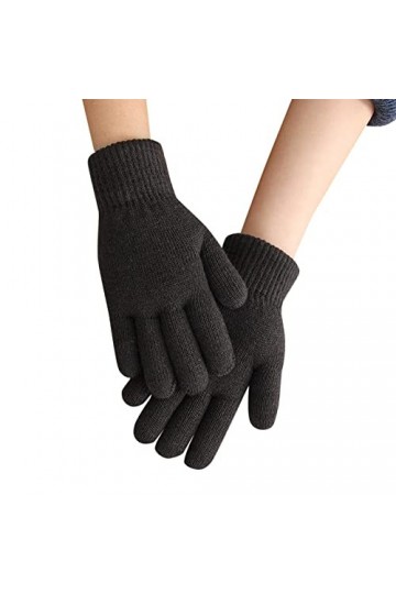 Gants dhiver extensibles en tricot - Gants en tricot - Gants de course danniversaire pour le ski - Gants en tricot - Pour l