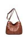 Coolives Sac bandoulière pour Femme en Cuir PU Sac a main porte epaule Dames Sacoche Mode Sac à main élégant Petit Sac à épau