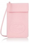 Lacoste Étui à rabat en cuir de vachette pour femme 12 x 19 cm, Rose J11 , Taille unique