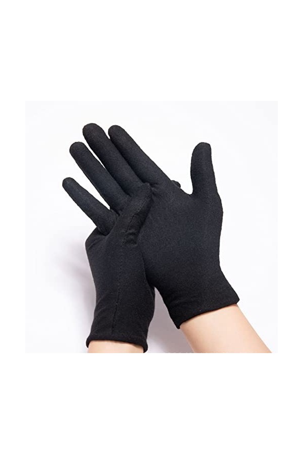 Gants détiquette, gants épais et résistants à la saleté - Gants de travail en coton pour femme - Chauffants par temps froid,