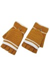 Gants dhiver tricotés pour hommes et femmes style adulte couverture inversée gants chauds étudiants laine style coréen gants