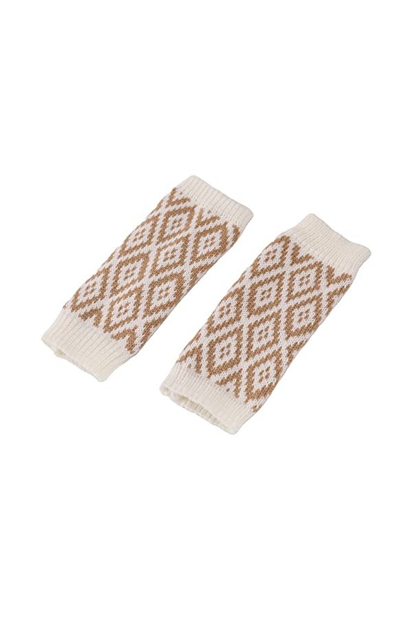 Gants sans doigts dhiver sans doigts Accessoires Cosplay Bras Gants tricotés Hiver Chaud Jambes Chauffe-mains pour femmes Ma