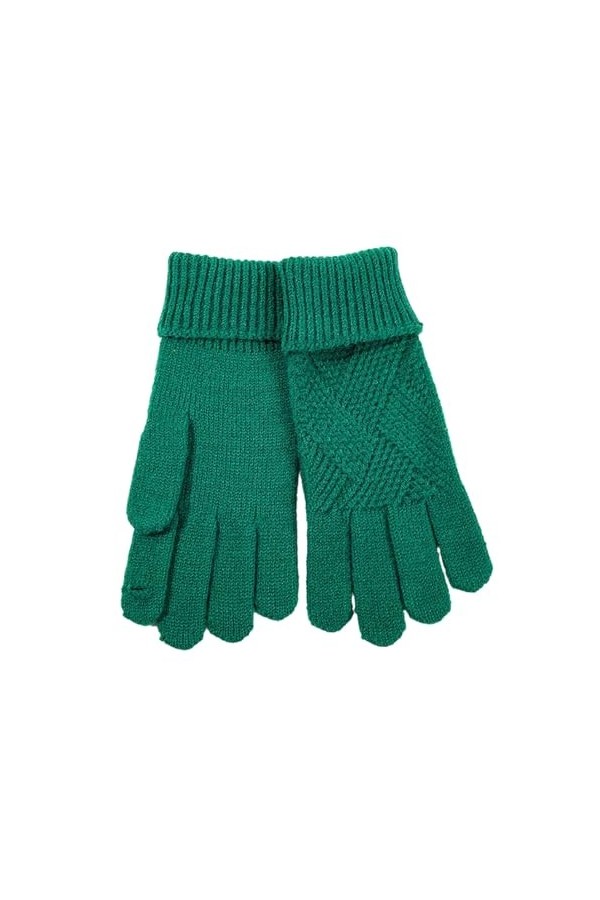 kiskick 1 paire de gants de cyclisme et de conduite pour femme - Moufles allongées pour écran tactile - Couleur unie - En tri