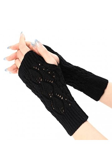 Allbestop Gants Chauds Gants Magiques À Doigts Complets,Gants Led Mitaines Longues Femme Bonnet Naissance Gants Tactile Femme