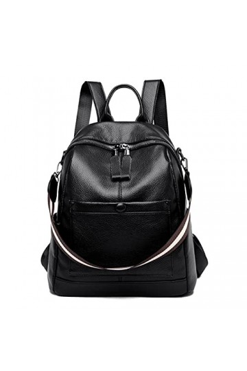 Coolives Sac a Dos Petit Sac a Main porté Dos avec Bandoulière pour Femme en Cuir PU Sacoche élégant Mode Sac à Dos Loisir Sa