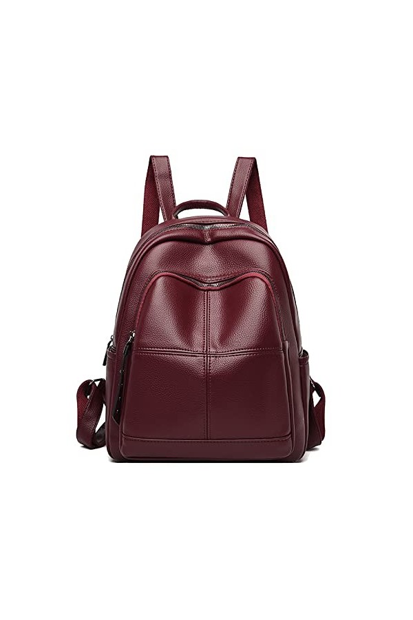 Coolives Sac a Main porté Dos pour Femme en Cuir PU Sacoche élégant Sac a Dos Mode Sac à Dos Loisir Petit Sac à Dos de Voyage