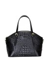 Coolives Sac à Main porté Main avec bandoulière avec Motif Peau de Crocodile pour Femme en Cuir PU Vintage Sacoche Rétro Sac 