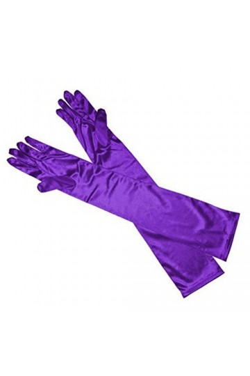 Gants longs de fête, dopéra, de soirée, de mariage, de bal de promo, de mariage en satin, moufles pour femme chauffées par t