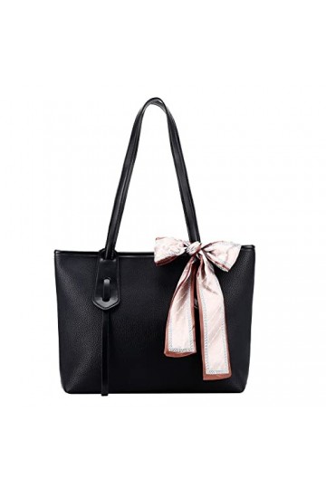 Eshow Sacs à Main Porté Épaule PU pour Femmes Filles, Fourre-Tout Sacs Cabas Sacoche pour Loisirs Shoppings Travail Quotidien