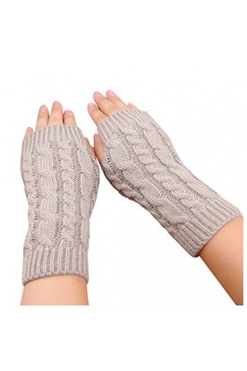 Mitaines dhiver Mitaines dhiver sans doigts Accessoires Gants tricotés Gants tricotés Hiver Automne Bras Filles Kawaii Long