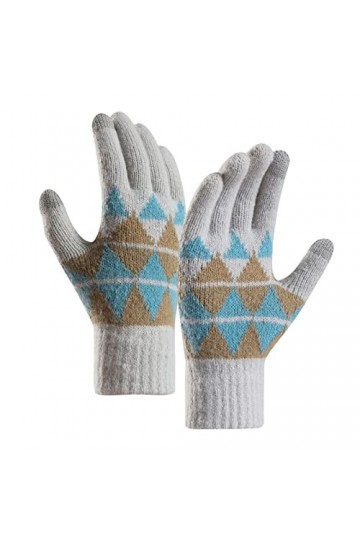 Gants tricotés femme hiver stretch écran tactile gants femme gants de course anniversaire sport vélo tricot gants cyclisme ga