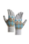 Gants tricotés femme hiver stretch écran tactile gants femme gants de course anniversaire sport vélo tricot gants cyclisme ga