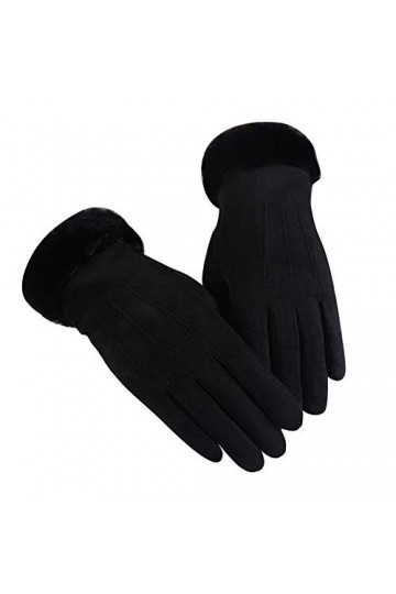 Gants Mitaines Femmes Temps Froid En Velours Automne Gants Femmes Et Plus Gants Hiver Chaud Gants Coupe-Vent Gants Mitaines H