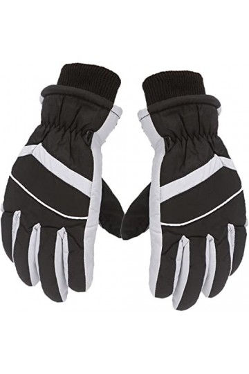 Gants pour femme - Gants dhiver pour temps froid - Pour enfants - Pour le patinage à neige - Coupe-vent - Résistants - Impri