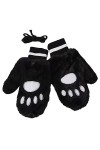 Uposao Gants Mitaines dhiver, Enfant Adulte Mignon Mitaine De Patte dours Cartoon Griffe danimal Gants Epais & Chaud Confo