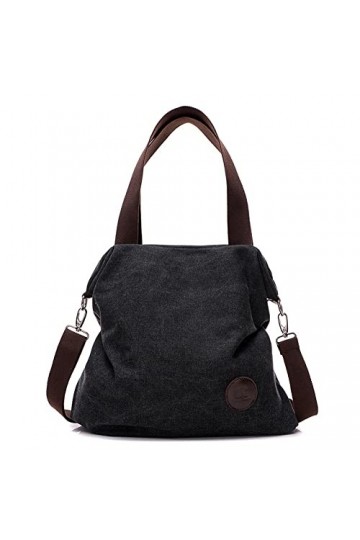 Eshow Sac à main toile Sac dépaule Sac bandoulière Sac à main Sacs portés Sacs à lépaule