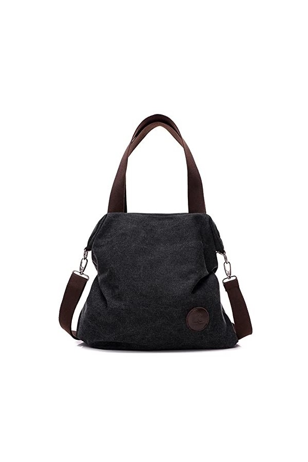 Eshow Sac à main toile Sac dépaule Sac bandoulière Sac à main Sacs portés Sacs à lépaule