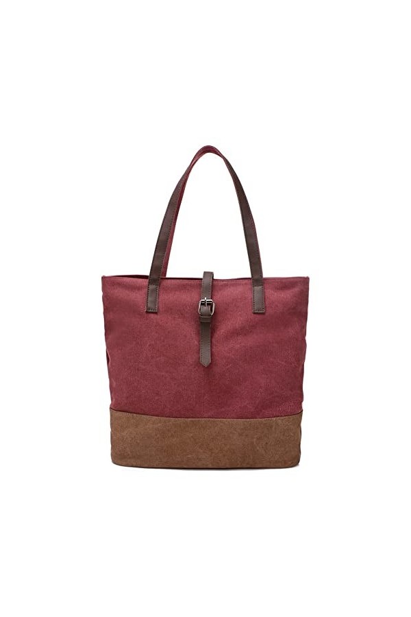 Eshow Sac à main toile Sac dépaule Sac bandoulière Sac à main Sacs portés Sacs à lépaule