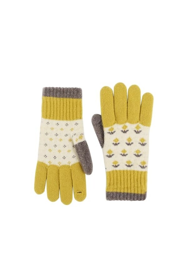 Gefomuofe Gants pour écran tactile pour femme - Gants dhiver chauds pour écran tactile - Moufles en coton - Gants chauds - G