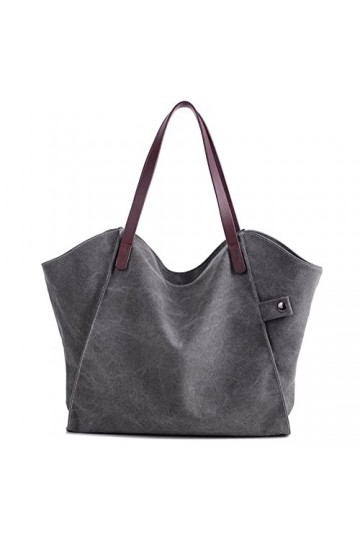 Eshow Sac à main toile Sac dépaule Sac bandoulière Sac à main Sacs portés Sacs à lépaule