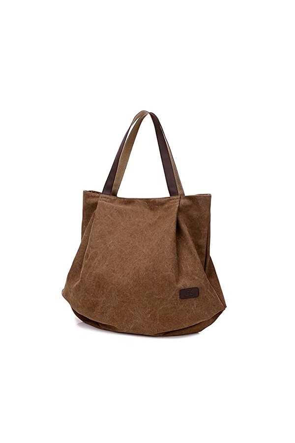 Eshow Sac à main toile Sac dépaule Sac bandoulière Sac à main Sacs portés Sacs à lépaule