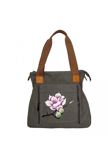 Eshow Sac à main toile Sac dépaule Sac bandoulière Sac à main Sacs portés Sacs à lépaule