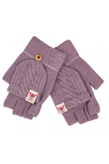 Gants dhiver en maille jacquard pour femme tricotés plus velours épais automne et hiver chaud motif gants gants adultes ga