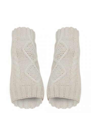 Gants sans doigts pour femme - Noir - Accessoires - Gants dhiver - Manches pour femmes - Hiver - Chaud - Bras fille - Kawaii