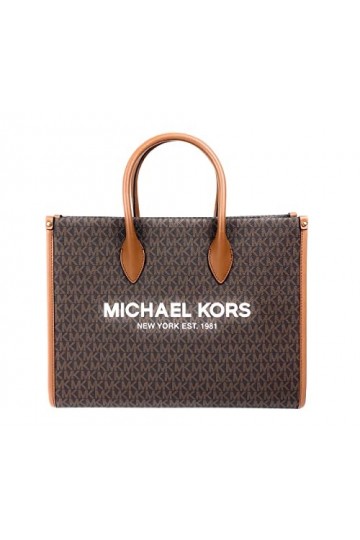 Michael Kors Mirella Sac fourre-tout moyen, marron, Medium