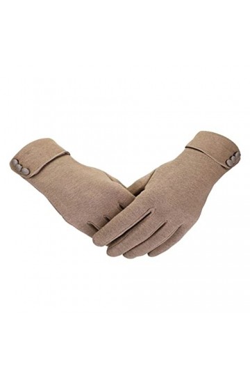 Gants Chauds Gants En Coton Sans Rayures,Gants Chauffants Chasse Gants Thermique Homme Mitaines Femme Hiver Gloves Men Gants 