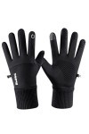 Gants dhiver chauds en tricot pour femme Moufles confortables Matériau hiver Gants épais en tricot Gants de conduite Gants d