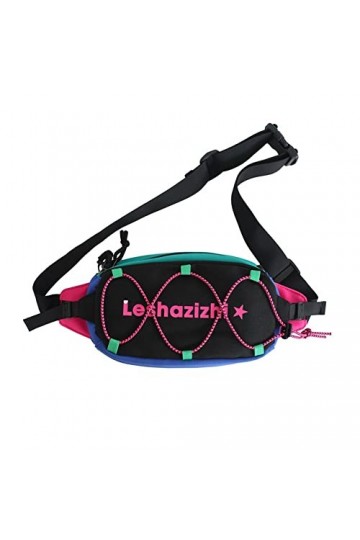 Eshow Sac Poitrine Bandoulière Femme Cuir PU Sacoche Porte Epaule pour Sports ou Loisir Sac a Dos