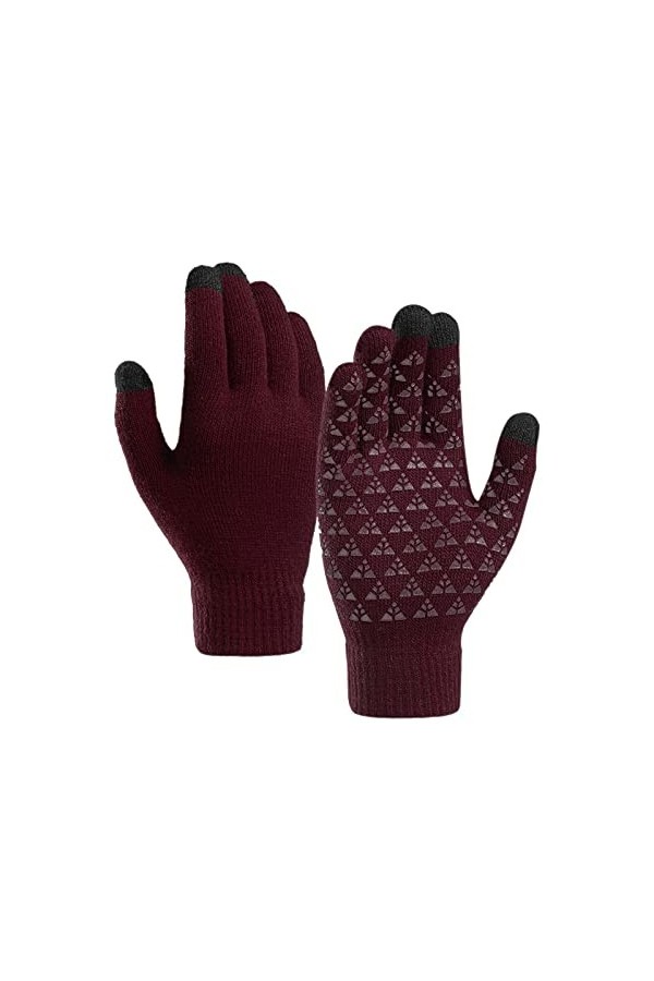 Allbestop Gants Chauds Demi-Doigts Mitaines,Sous-Gants Chauffants Gants Sans Doigts Femme Mitaines Moufles Homme Gants Thermi