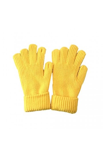 Gants de ski moufles hommes femmes automne et hiver décontracté couleur unie tricot gants chauds gants femmes gants moufles, 