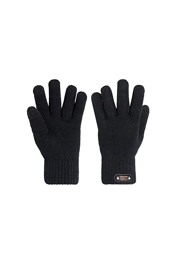 Gants dhiver pour femme - Doublure thermique - Moufles dhiver en laine - Gants de conduite - Coupe dhiver - Utilisation qu
