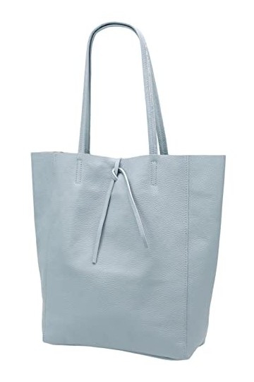 SH Leder ® Kora G266 Sac cabas en cuir de vachette véritable avec poche intérieure dans de nombreuses couleurs 37 x 29 cm, no