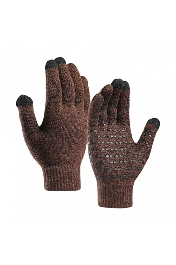 Gants dhiver Gants Femmes Moufles Gants Tricotés Gants Femme pour Ski Chaud Coupe-Vent Gants Chaud Confortable Cyclisme Gant