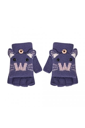 TDEOK Bijoux de danse du ventre cartoon avec moufle pour tout-petit doigts laine semi-hiver cabriolet couverture gants cachem