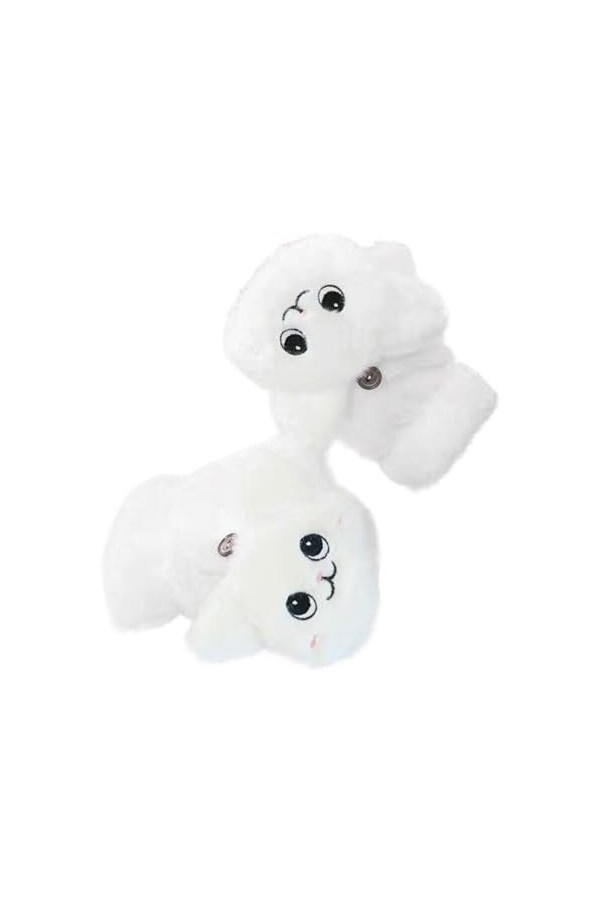 liraijei Mode Mignon Femmes Peluche Chaud Gant Lapin Moufles Doux Épais Mitaines Flip Gants L0B4 Flexible Filles Finger Winte