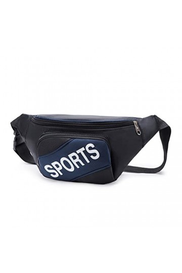 Eshow Sac Poitrine Bandoulière Femme Cuir PU Sacoche Porte Epaule pour Sports ou Loisir Sac a Dos