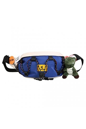 Eshow Sac Poitrine Bandoulière Femme Cuir PU Sacoche Porte Epaule pour Sports ou Loisir Sac a Dos