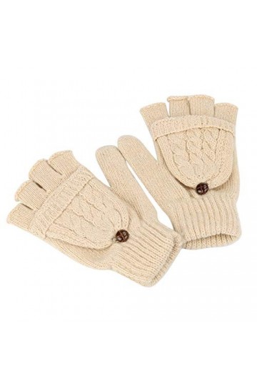 FARUTA Mitaines à rabat, gants dhiver chauds pour femmes, mitaines de sport multifonctionnelles, moufles convertibles chaude