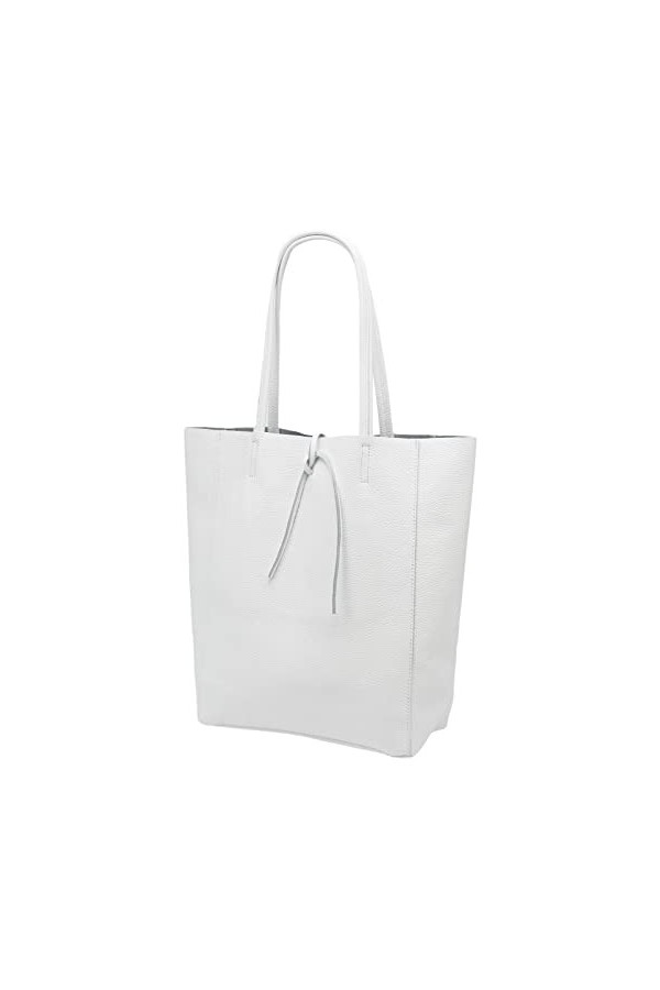 SH Leder ® Kora G266 Sac cabas en cuir de vachette véritable avec poche intérieure dans de nombreuses couleurs 37 x 29 cm, no