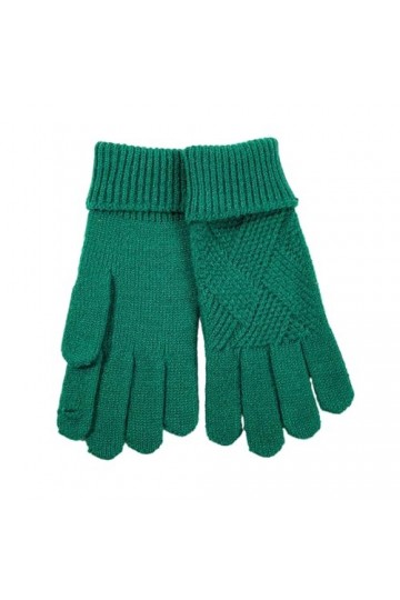 SANWOOD 1 paire de gants dhiver confortables pour femme - Moufles allongées pour écran tactile - Couleur unie - Tricot fendu