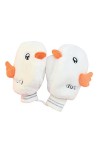 LOIJMK Moufles chaudes et mignonnes dhiver à col en plein air Gants de dessin animé Gants de canard doux Gants en coton Lour