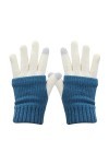 Gants tricotés chauds pour femmes et hommes, moufles dhiver pour garder au chaud, épissure imprimée, tricot, golf, équitatio